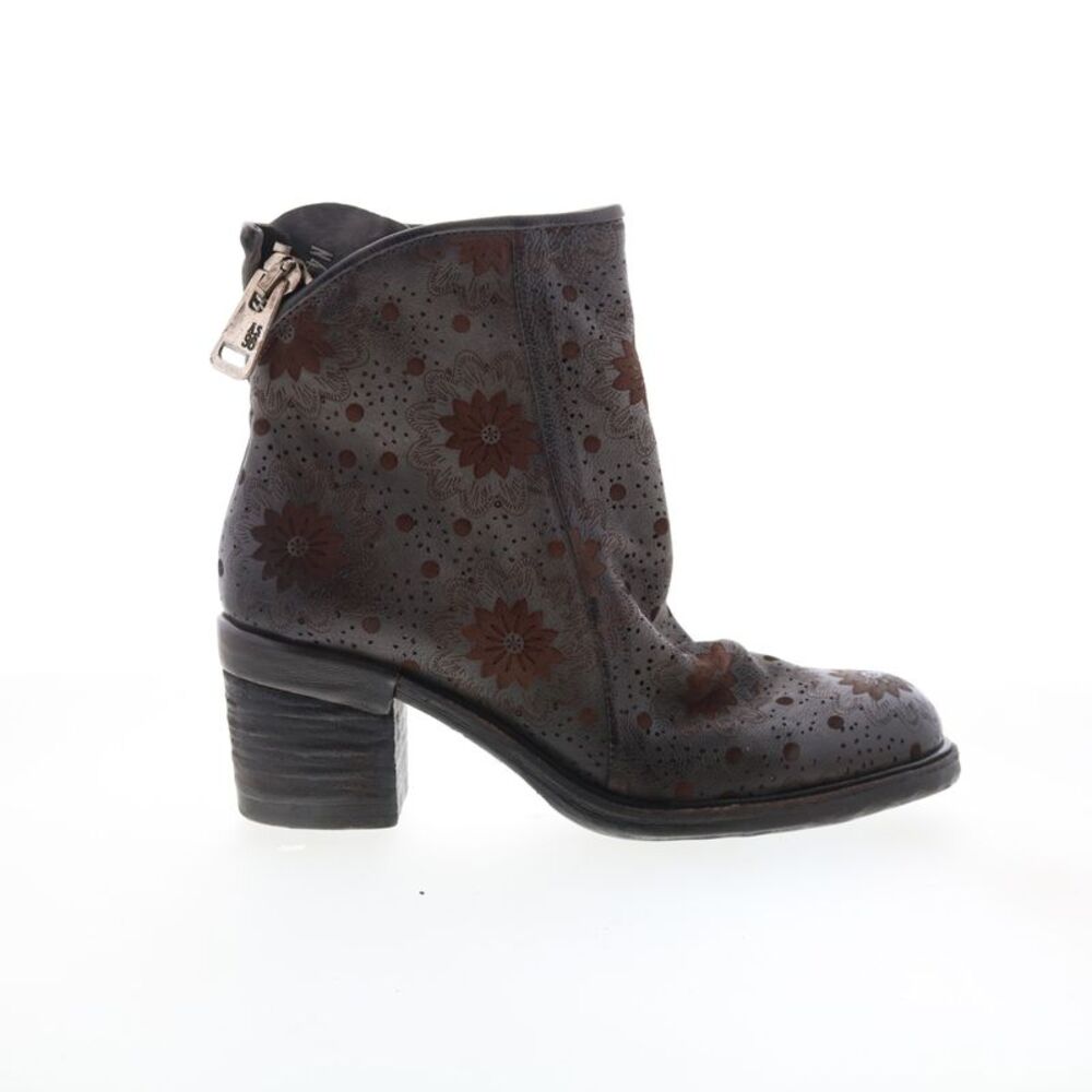 A.S. 98 Womens Jase Floral Gray Boots (NWT)